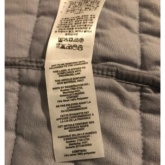 Smartwool Smartloft Gray Quilted Zip Skirt - Size Small - Picture 15 of 15